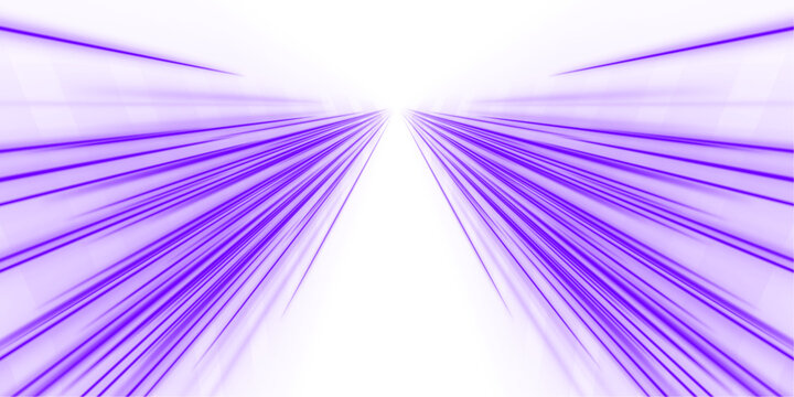 Bright rainbow light streaks curve dynamically, forming a fast-paced, multicolor track. Perfect for futuristic or gaming effects. png