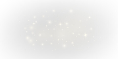 A cloud of fine glowing gold dust floats softly, forming a radiant shimmering trail. Warm sparkles drift in gentle motion. The golden glow creates a festive and luxurious visual effect. © cloudstock