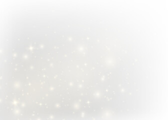 Soft luminous dust cloud floats with shimmering particles and gentle glowing highlights, forming a delicate radiant mist. The bright sparkle texture adds airy brilliance. 