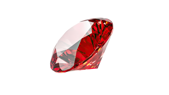 Diamond with brilliant cut facets reflecting bright light and sparkling clarity ideal for luxury jewelry, design elements, and elegant visuals isolated on white background