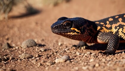 Obraz premium gila monster in the desert