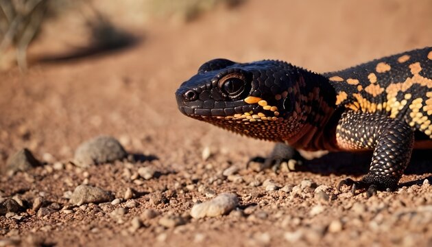 gila monster in the desert