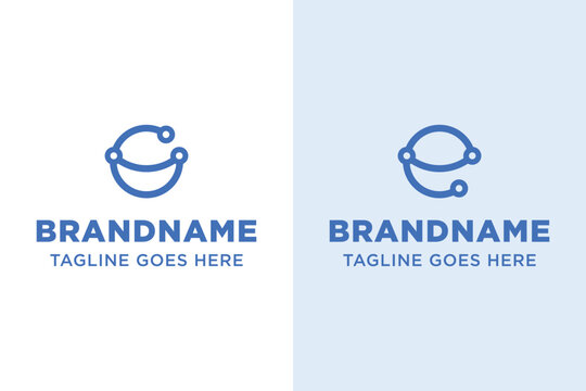 Letter G and E Global Technology Logo, symbolizing connectivity, innovation, and worldwide reach