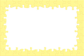 ジグソーフレーム・イエロー
