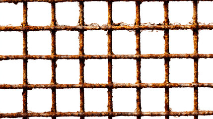 Rusty Metal Grid Texture