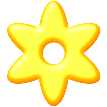 yellow flower icon
