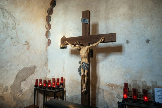Prayer Candles in Mission Concepcion San Antonio, Texas