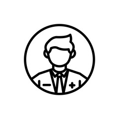 Doctor line icon