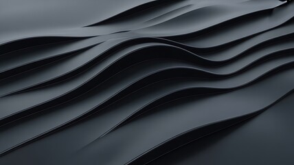 Obraz premium Elegant flowing dark curves create a dynamic, modern background for your creative projects and design needs