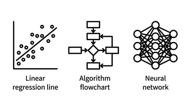 Data science concepts: linear regression, algorithm, neural network