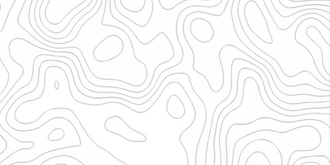 Abstract topographic White wave paper curved reliefs. Seamless swirl wave contour maps. Vector illustration. topography line map.