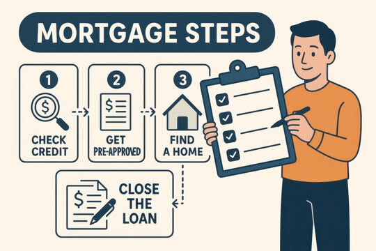 Understanding mortgage process is essential for anyone looking to buy home. Start by checking credit, then get pre approved for loan, find suitable home, and finally close loan
