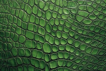 A vibrant green texture of lizard skin, with intricate patterns and textures 