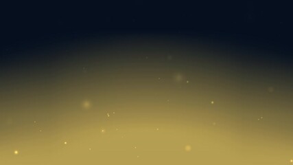 Dark to gold gradient background with soft floating particles giving a calm glowing atmosphere ideal for premium event design celebration visuals and luxury themes