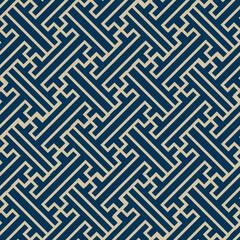 Pattern Seamless Japanese Sayagata Fret Meander