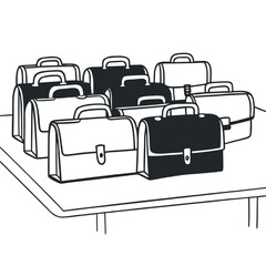 suitcase with luggage