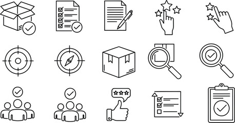 Universal vector icon for various digital applications and modern web interfaces