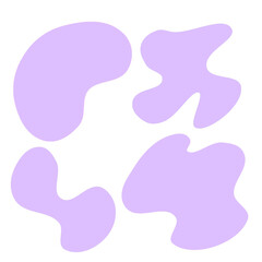 Pastel Abstract Blob Shapes – Soft Multicolor Minimal Organic Pattern