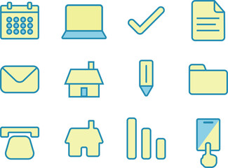 アイコンセット / icon set simple