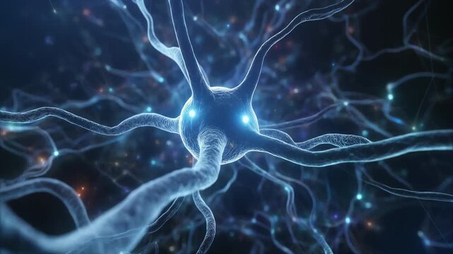 AI Neural Network Connection Expansion Motion Graphic