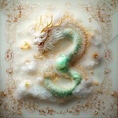 Majestic dragon breathing fire enchanted realm digital art mythical environment elevated perspective