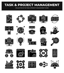 25 Task & Project Management Icons: Streamline Your Workflow