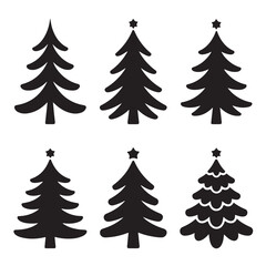 Minimal Christmas Tree Icons