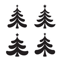 Minimal Christmas Tree Icons