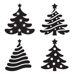 Minimal Christmas Tree Icons