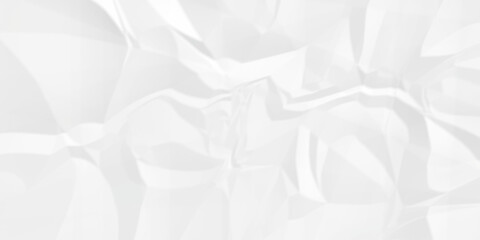White crease billboard paper rough obsolete wrinkle. Cardboard paper white crumpled satin fabric ripped cloth decoration background	
