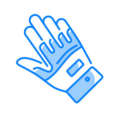 Gloves icon. winter, warm, wool, knit, clothing, accessory, cold, protection, cozy, handwear. Vector Icon Illustration