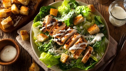 Grilled Chicken Caesar Salad