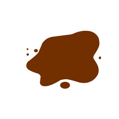 Chocolate splash vector 
