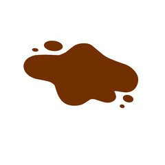Chocolate splash vector 