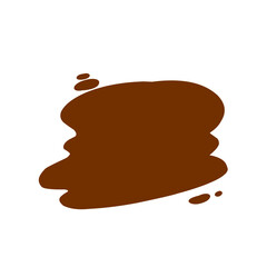 Chocolate splash vector 