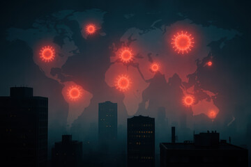 Global health crisis caused by pandemic has transformed cities into silent witnesses of virus that knows no borders. world stands united in resilience and hope