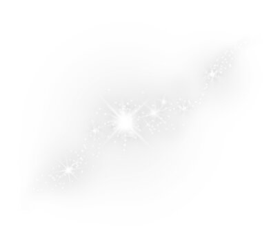Glitter sparkles Png Glowing light effect with lots of glitter particles and stars. For Christmas and New Year design. Vector star cloud with dust