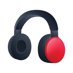 Modern Over-Ear Headphones for Music and Audio Icon