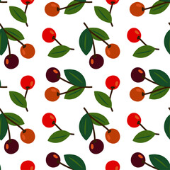 Vector vegetable repeat design for eco food and healthy lifestyle.