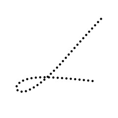 Simple bee trail line 