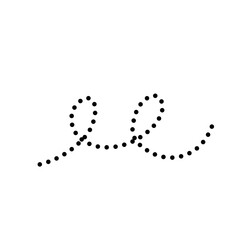 Simple bee trail line 