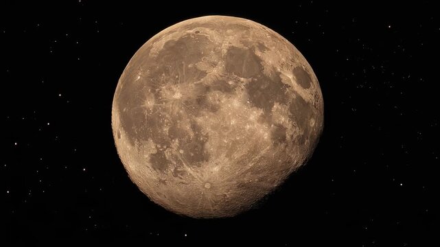 Stunning close-up of the moon's surface showcasing craters and textures in high resolution
