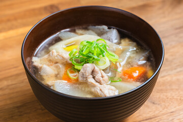 具だくさんの豚汁