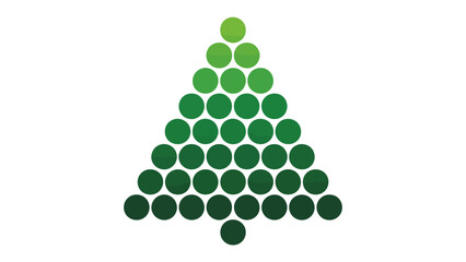 Minimalist Festive Design: A simple, elegant, and modern graphic showcasing a christmas tree, offering a fresh take on the classic symbol of the season.