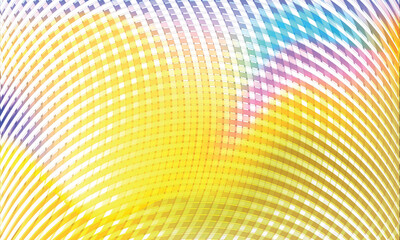 Obraz premium Abstract colorful digital wave pattern with bright light effect.