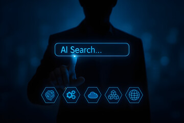 Unlock the power of AI search with a touch, innovative solutions for cutting-edge technology and streamlined automation, digital intelligence future