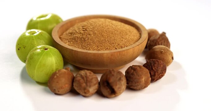 Ayurvedic Triphala churan or trifala powder is an ancient medicine for bowel movement, indigestion