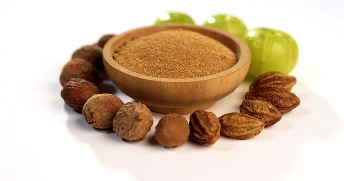 Ayurvedic Triphala churan or trifala powder is an ancient medicine for bowel movement, indigestion