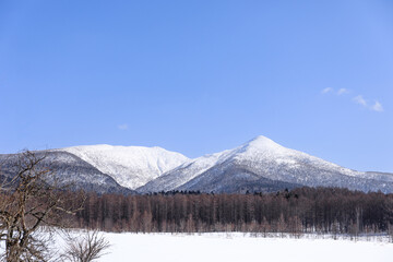 北海道伊達市、冬の徳舜瞥山とホロホロ山【3月】