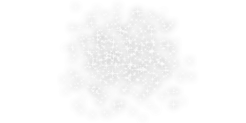 Gray Glitter Sparkles on White Background